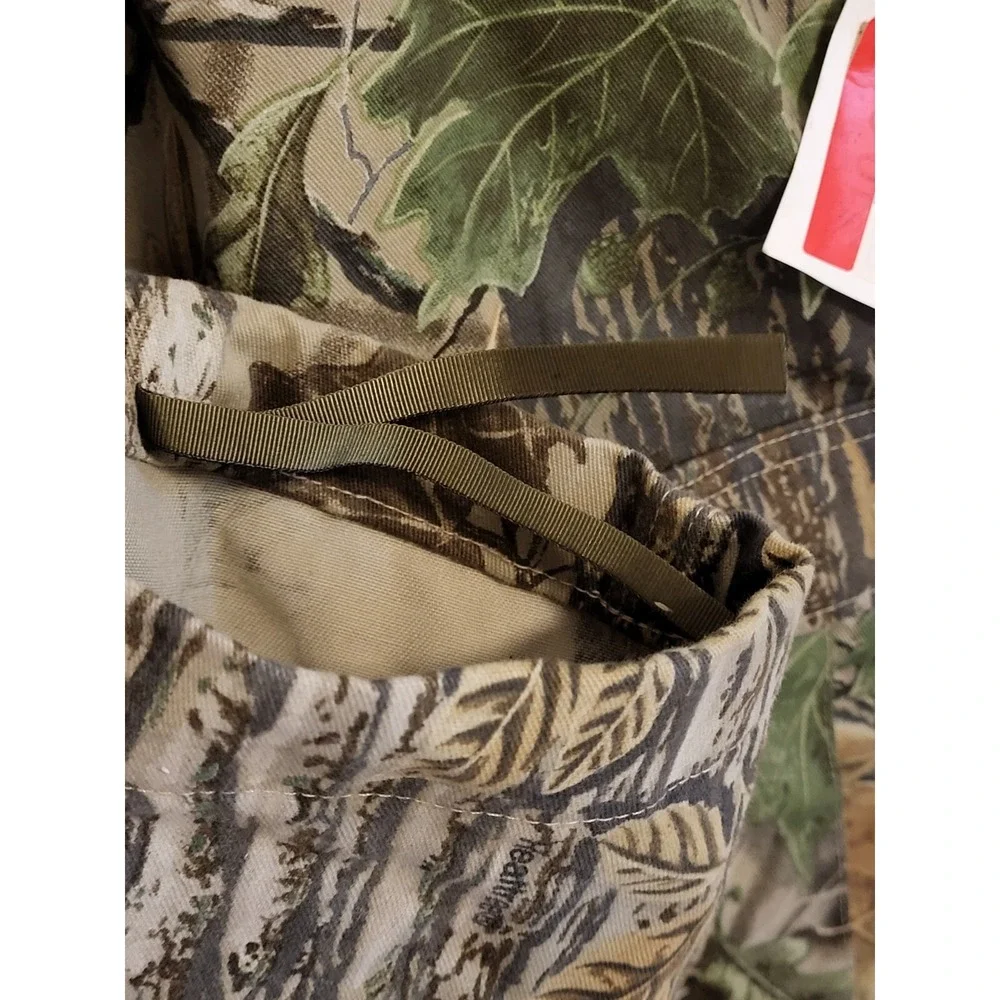Vintage Rattlers Brand Realtree Camo Cargo Hunting Pants Size XL Made In USA NWT